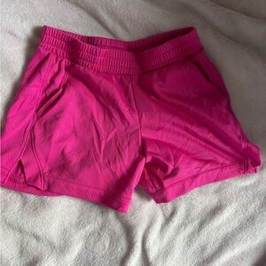 Vibrant Pink Athletic Shorts